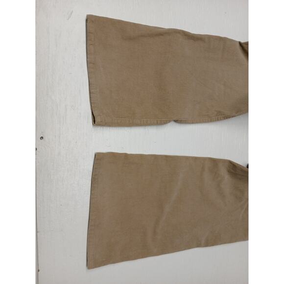 Old Navy Beige 16 Regular Corduroy Khaki Comfor Foit Dress Casual Boot Cut Jeans - Picture 10 of 11